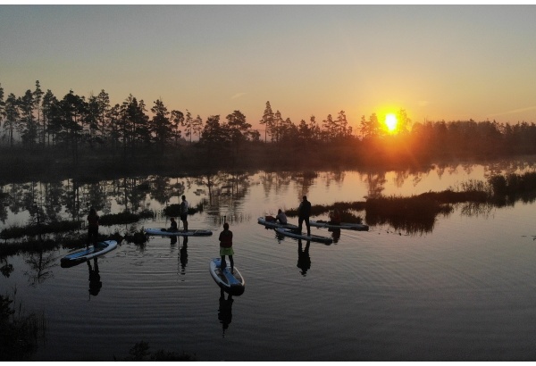 Saulrieta SUP piedzīvojums Lielajā Ķemeru tīrelī no Boards You