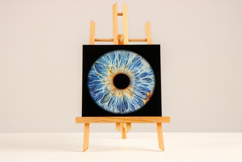 Роспись глаз на органическом стекле в фотостудии "True Eye" в Сигулде или в Риге