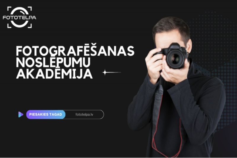 Online kurss "Fotografēšanas noslēpumu akadēmija" no Fototelpa