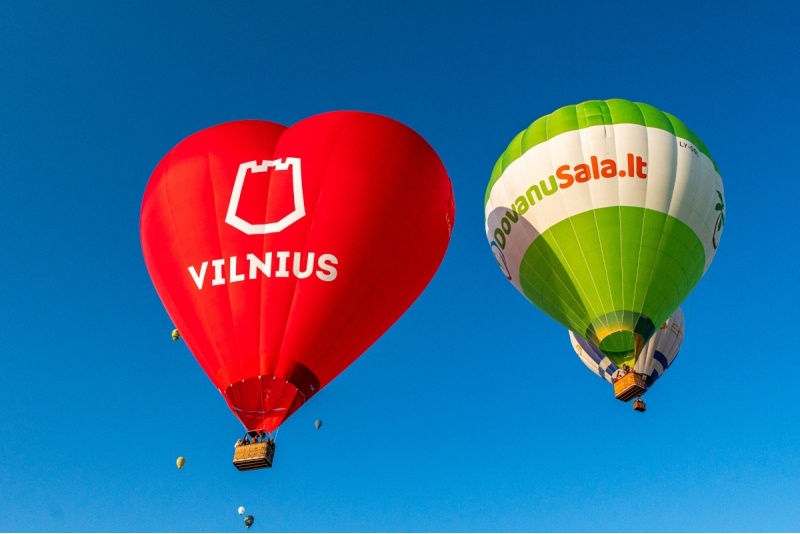 Полет на воздушном шаре в Вильнюсе