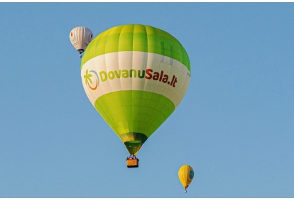 Lidojums ar gaisa balonu virs izvēlētās pilsētās Lietuvā no "Audenis"