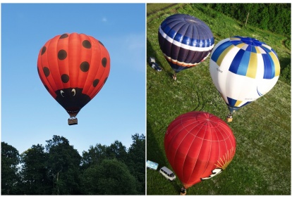 Lidojums ar gaisa balonu BizBizMārīte Jelgavā, Bauskā vai Rundālē no  "GaisaBaloni.lv"