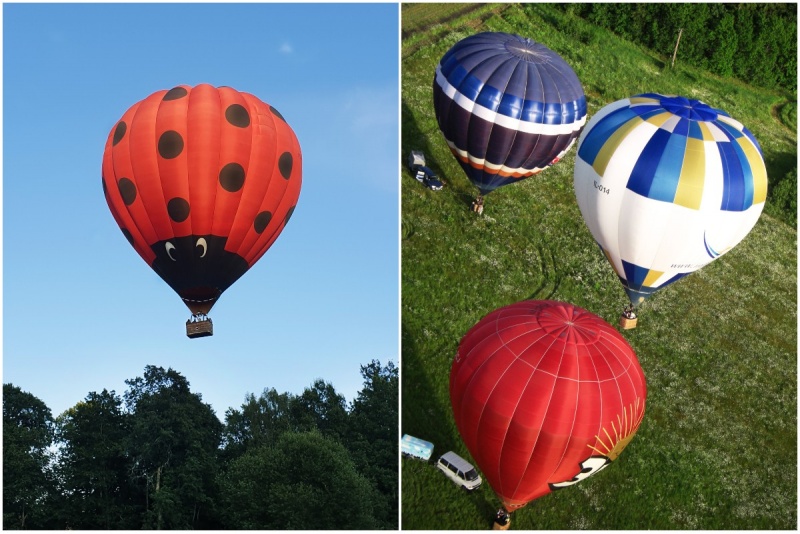 Lidojums ar gaisa balonu BizBizMārīte Jelgavā, Bauskā vai Rundālē no  "GaisaBaloni.lv"