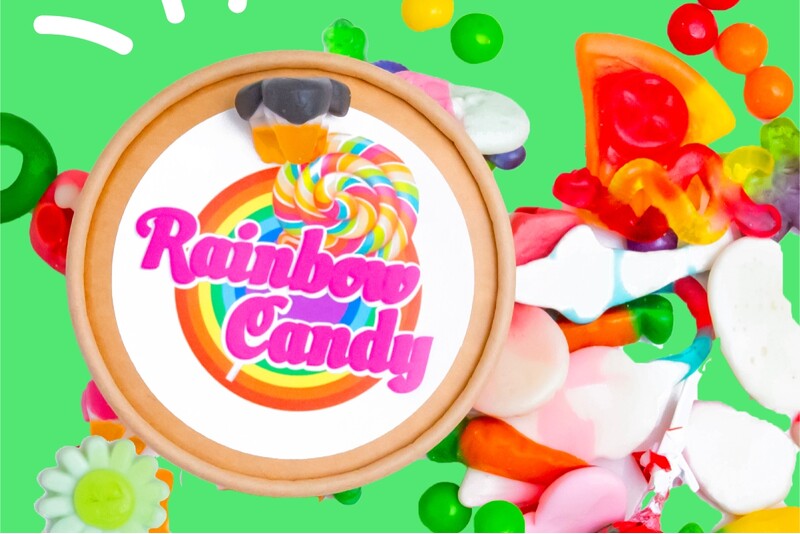 Подарочная карта магазина сладостей "Rainbow Candy"