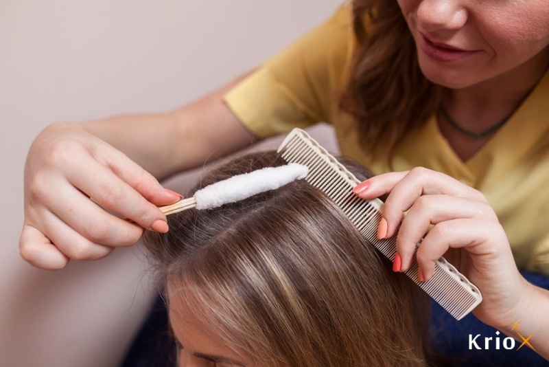 Крио процедура для сильных и пышных волос в Риге